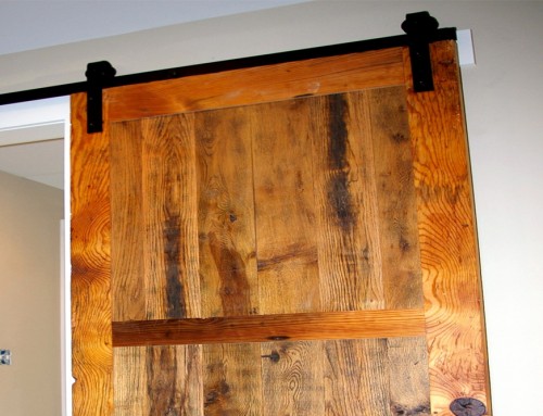 Natural Wood Barn Door