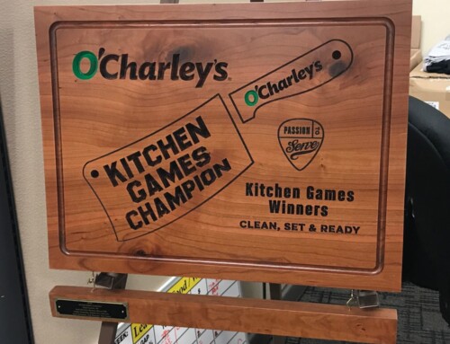 O’Charleys Kitchen Games Champion Cutting Board